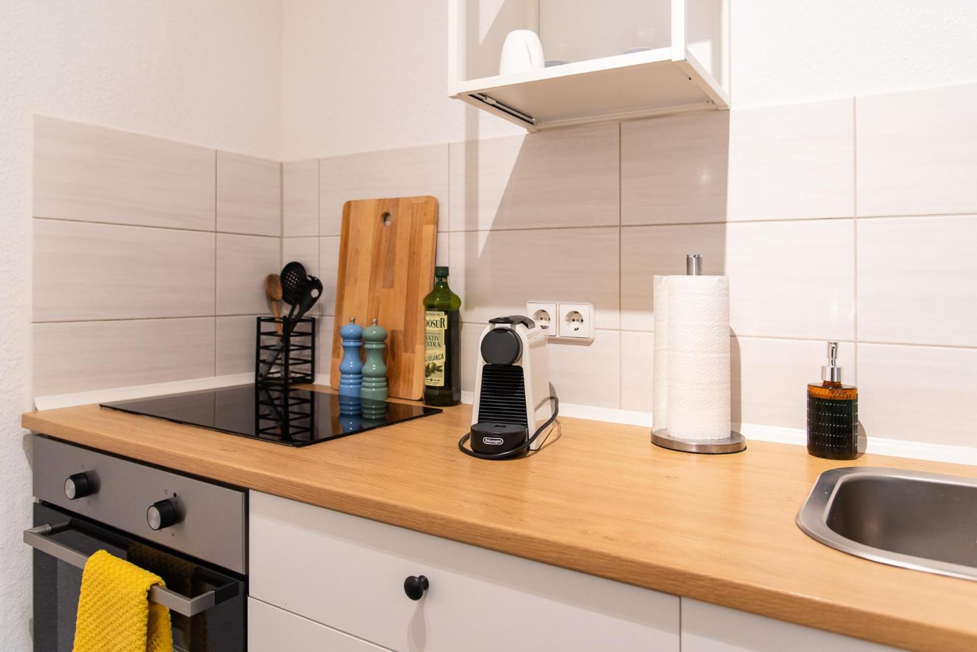 Smart & Cozy Apartment - Balkon, Netflix, Nespresso เคมนิตซ์ ภายนอก รูปภาพ
